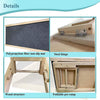Pet Dog Cat Ramp 4 Adjustable Heights Bed/Couch 40" Folds Flat Support 330lb UK
