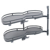Pull out Blind Corner Basket Twin Shelves Holder Rack Soft Close Cabinet Kitchen