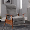 Recliner Chair Adjustable Fabric Sofa Living Room Accent Armchair Home Bedroom