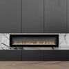 LED Fireplace Media Wall Fire Wall Mounted / Standing Electric Heater 40-100in