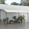 3 x 4 m Outdoor Pergola Gazebo Sun Shade Shelter w/ Metal Frame for Garden Patio