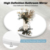 Aluminum Framed Wall Mounted Mirror Bathroom Rounded Vanity Mirror