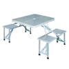 Picnic Table Chairs Bench Set Portable Folding Trestle Camping Party Picnic BBQ