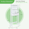 Over-the-Toilet Storage Cabinet Bathroom Storage Organizer w/Shelves & Drawer