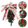 Christmas Pendant Swag Wreath Wall Door Hang Garland Xmas Tree Artificial Plant