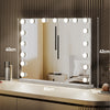 Light Up Hollywood Mirror Vanity Mirror with Lights 17 Led Make Up Mirror 3 Mode