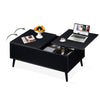 Black Coffee Table Lift Up Top With Storage Living Room Home Office