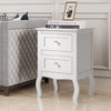Small Cabinet Side End Table Slim Narrow Storage Unit Night Stand Bedside Drawer