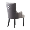 Velvet Pull Door Knocker Studded Dining Kitchen Accent Chairs Luxury Windsor