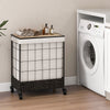Costway Laundry Hamper 110L Large Capacity Handwoven Rattan Laundry Basket