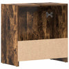Bathroom Cabinet Smoked Oak 60x33x61 cm Engineered Wood