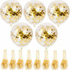 20PCS 12" Gold Confetti Latex Balloons for Party Birthday Wedding Baby Shower