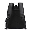 New Mens Travel Backpack PU Leather Satchel Laptop Bag Camping Hiking Rucksack
