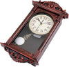 Pendulum Wall Clock Retro Quartz Decorative Battery Operated Wall Clock for Liv