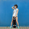 Children 79 x 20 cm Skateboard Complete Cruiser Black