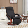 Swivel Recliner Chair with Footstool, Manual Reclining Chair for Living Room