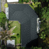18pcs Black 3 Tab Asphalt Shingles Self Adhesive Bitumen Roofing Shingles 2.61m²
