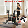 Exercise Bike Indoor Cycling Gym Workout Cardio Fitness LCD Monitor 12kgFlywheel