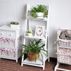 3 Tier Wooden Plant Display Stand Folding Ladder Shelf Bookcase Storage Rack UK