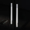 Black High Gloss 2 Door Wardrobe Bedroom Furniture Hanging Rail Storage Cabinet