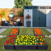 Galvanised Steel Raised Bed Vegetable Flower Garden Planter Trough Grow Box UK