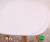 set of 6 Dining Chairs Modern Contemporary Scandinavian 6 chairs - white