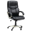 Executive Computer Office Desk Chair High Back Faux Leather Swivel Chair Black