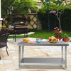 Stainless Steel Commercial Catering Table Work Bench Food Prep Kitchen Shelf UK