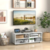 TV Stand for TVs up to 40 Inches Wooden Media Console Table Entertainment Center