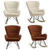 Modern Rocking Chair Slide Scooter Recliner Rocker Armchair Baby Rocking Seat