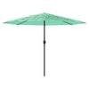 Garden Parasol with Steel Green 388x388x248 E2B4