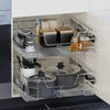 PULL OUT WIRE STORAGE BASKETS CUPBOARD KITCHEN LARDER 300 400 500 600 800 900mm