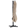 3*3m Large Roma Parasol Banana Cantilever Hanging Umbrella Outdoor Garden Patio