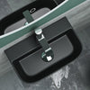 Countertop Basin Bathroom Sink Ceramic Rectangle Small Sink 380mm Wide