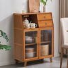 Bamboo Freestanding Kitchen Cabinet Storage Unit Pantry Cupboard Organiser
