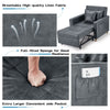 Convertible Sofa Bed 3-in-1 Pull out Arm Chair Folding Recliner Sleeper