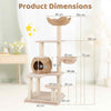Modern Climbing Stand Furniture Indoor 150cm Cat Tower Activity Center