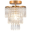 Modern Lamp LED Crystal Ceiling Light Pendant Chandelier Living Room Dining Room