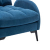 Matte Velvet Relaxing Recliner Armchair Sleeper Bed Lazy Lounge Sofa w/Footstool