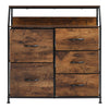 2-6 Drawer Chest of Drawers Cabinet Bedroom Storage Dresser Unit W/ Shelves