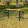 Wooden Folding Picnic Beer Table Trestle Outdoor Garden Patio Bistro Bench Desk