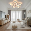 LED Ceiling Fan Light Dimmable Living Room Chandelier Lamp With Remote Xwekveuzb