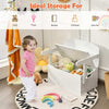 Kids Convertible Activity Bench Table 3-in-1 Desk and Chair Set with Toy Storage