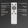 LED Ceiling Light Chandelier Lamp RGB Dimmable CCT Remote Control 18W Gaming