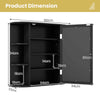 Mirrored Bathroom Cabinet Wall-mounted Storage Cabinet