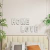 4Pcs Independent Letters Home Love Glam Crystal Diamond Letters Sign Wall Deco