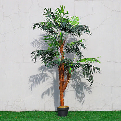 Artificial Palm Tree Realistic Decorative Fake Plants Indoor Outdoor Home Office