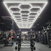 14 Hexagon LED Lighting Detailing Garage Workshop Retail Car Showroom Barber UK