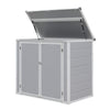 Plastic Garden Storage Shed With Plastic Floor House Tool Shed 139 x 70x 104cm