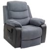 Power Lift Riser and Recliner Chair with Remote Control, Dark Grey